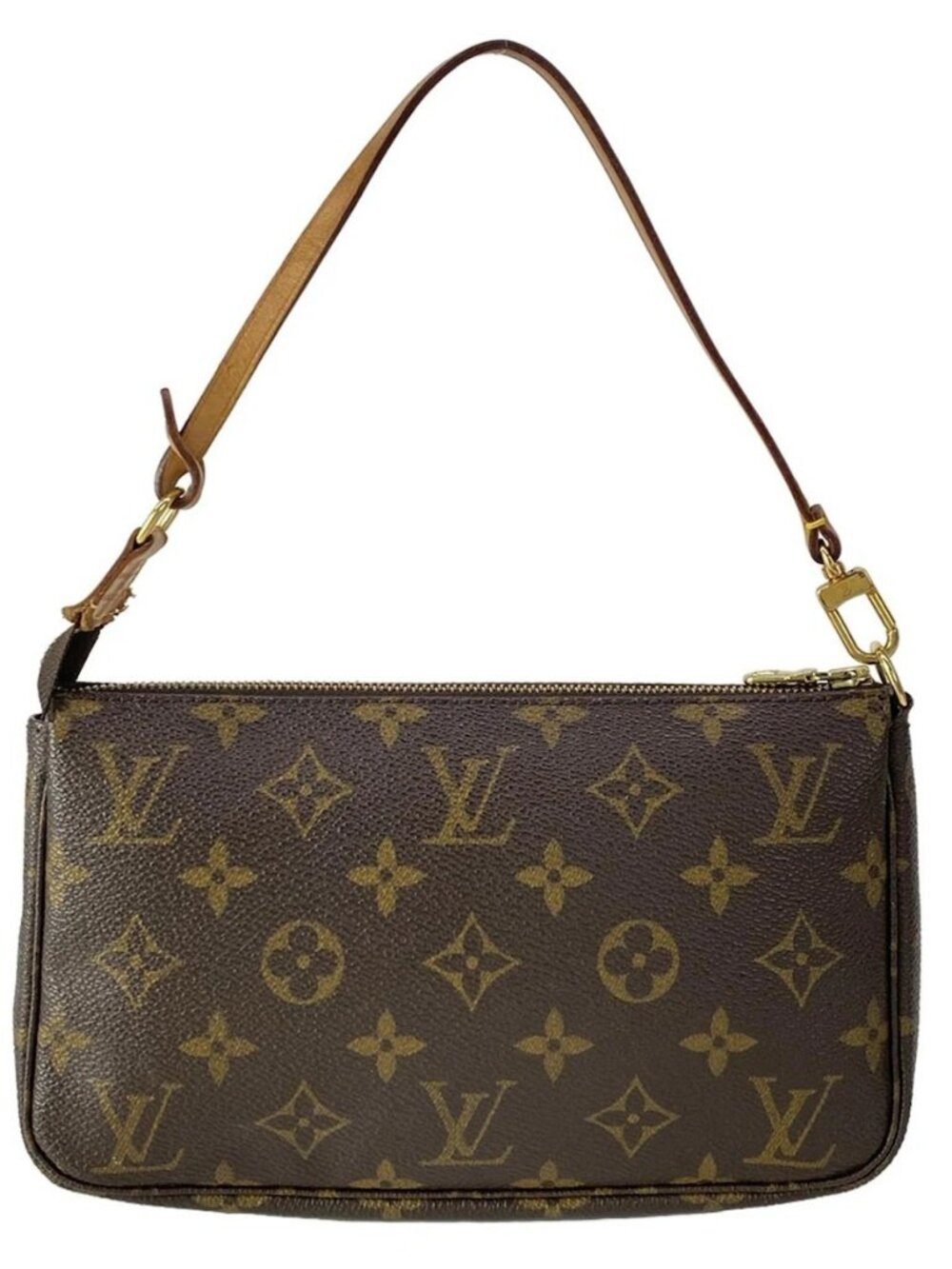 LOUIS VUITTON Pochette Accessoires M51980 Monogram BJ0040 Handbag - Picture 3 of 15